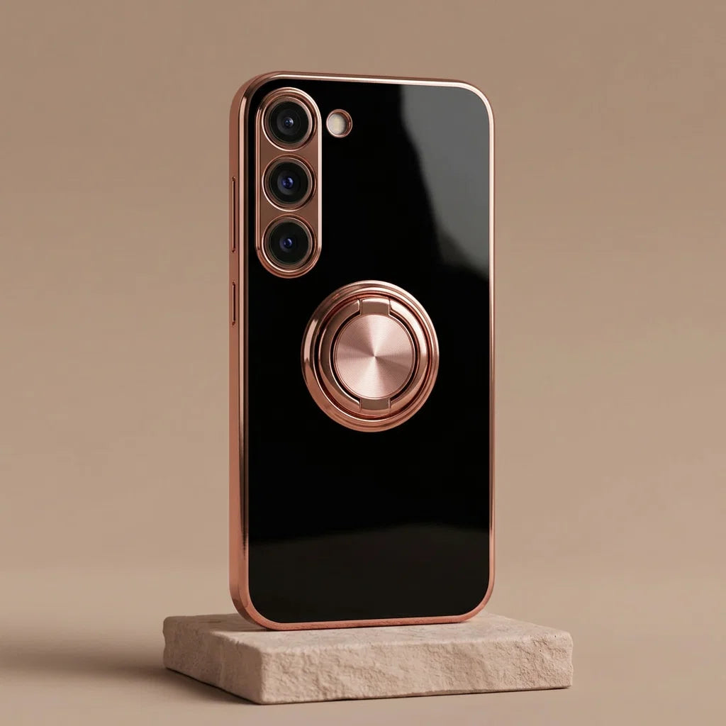 Luxury Samsung Galaxy Case | Electroplated Ring Holder – photo 3