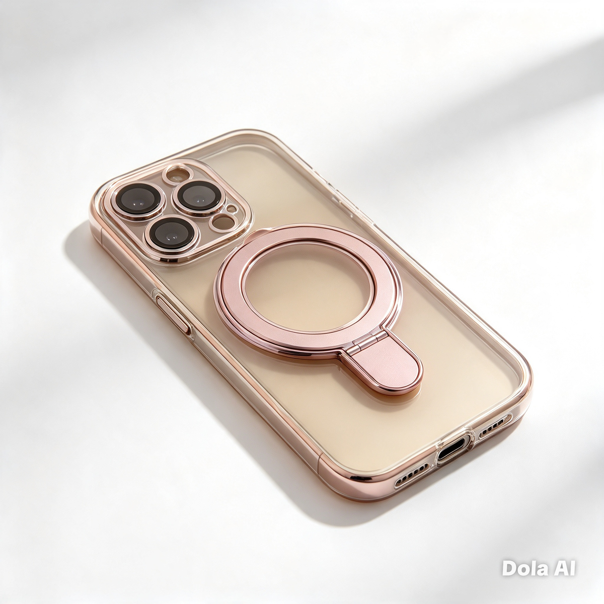 iPhone 12/12 Pro- MagSafe Case/ Crystal Clear with Magnetic Ring