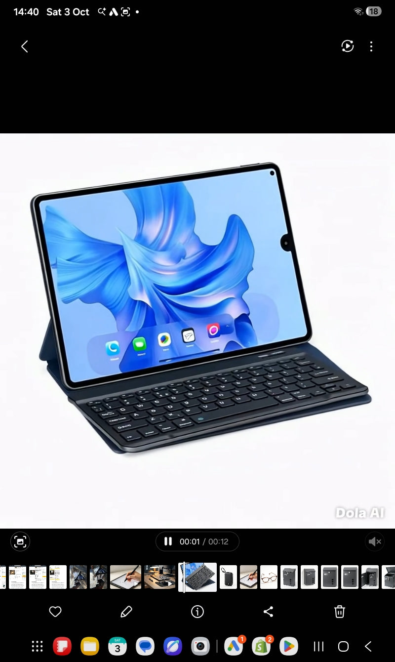 Case with Trackpad for iPad 6th–11th Gen, Air 4/5/6, Pro 11 | 2-in-1 Keyboard Case | Wireless Bluetooth Keyboard & Protective Folio Cover