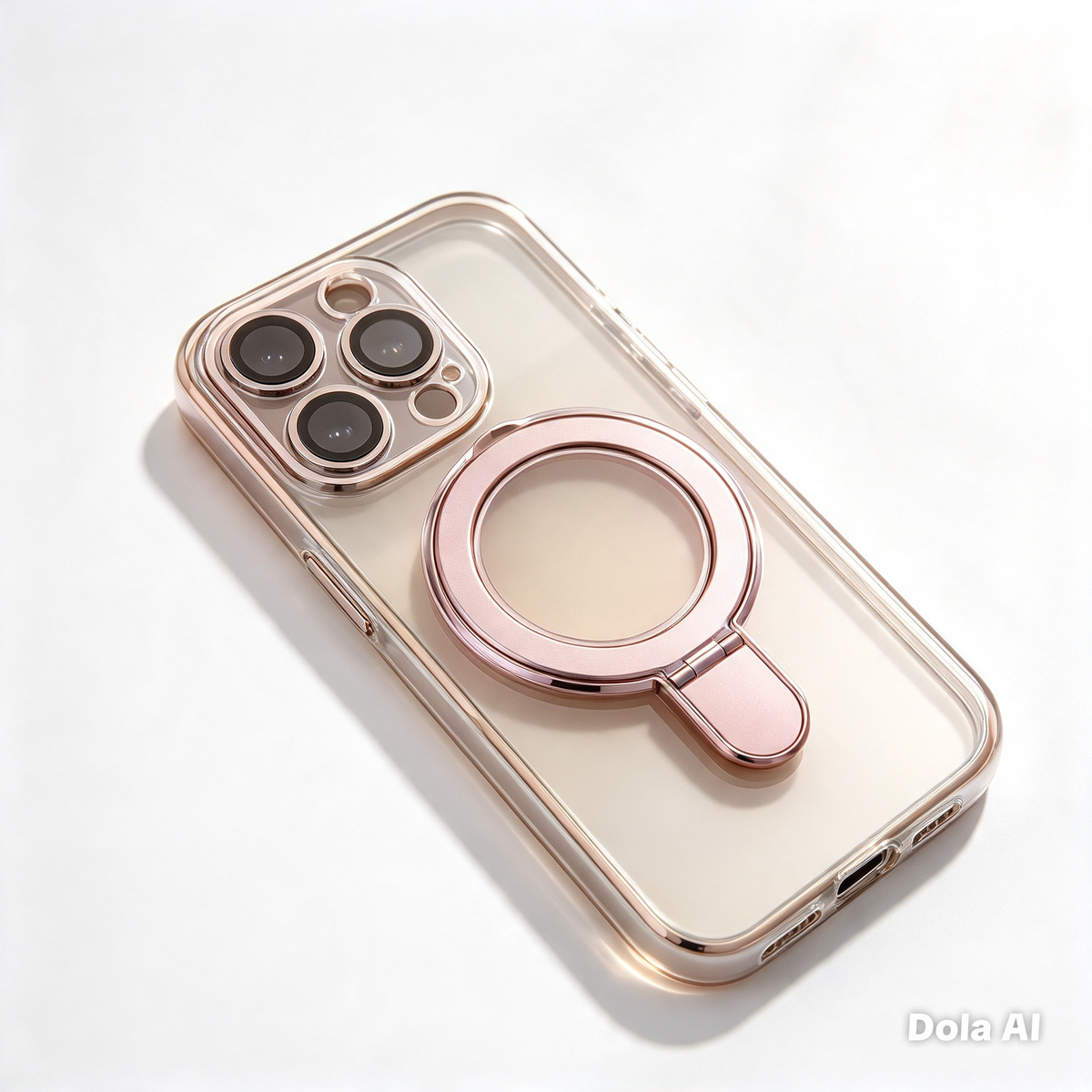 iPhone 12/12 Pro- MagSafe Case/ Crystal Clear with Magnetic Ring
