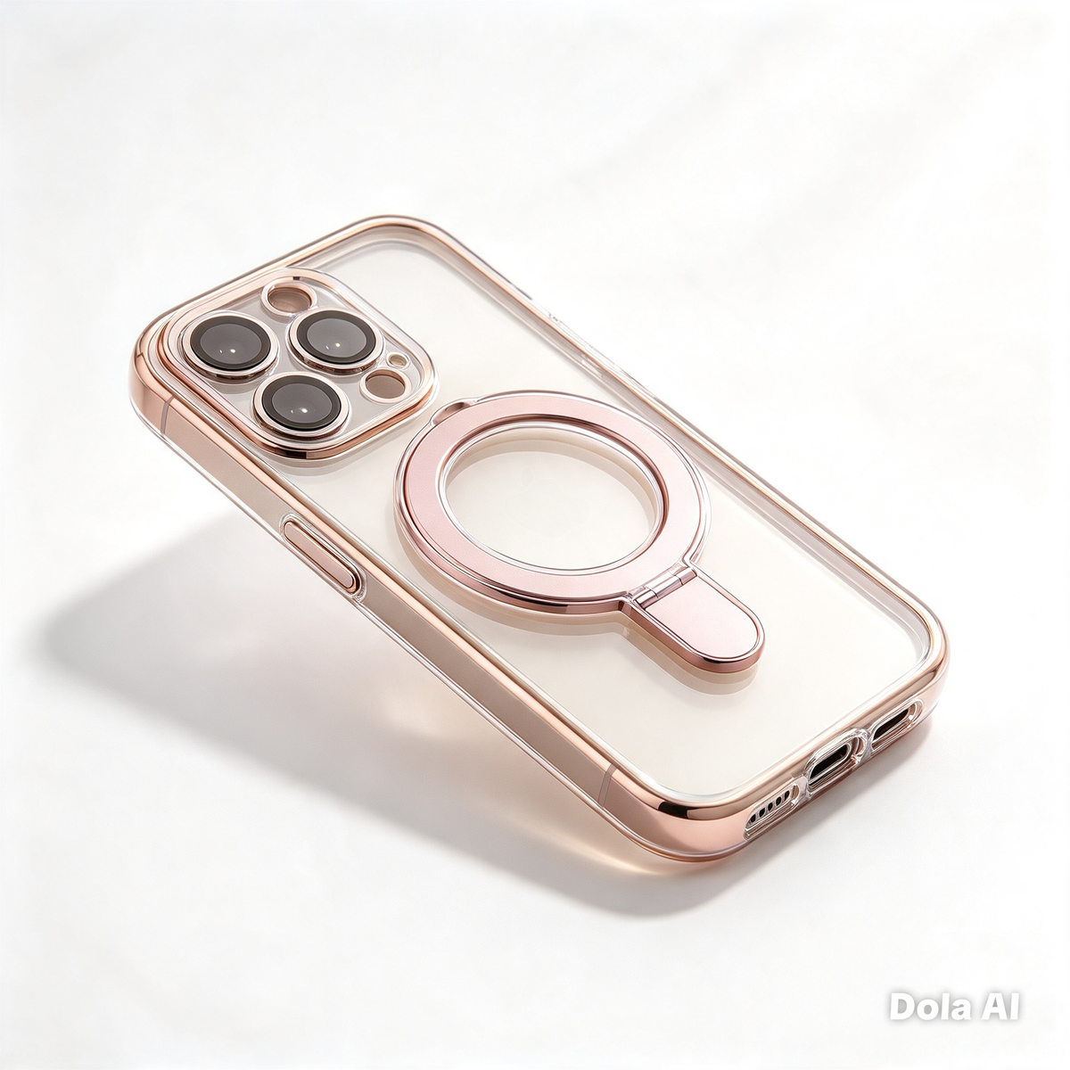iPhone 12/12 Pro- MagSafe Case/ Crystal Clear with Magnetic Ring